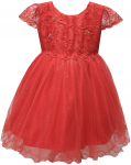 GIRLS CASUAL DRESSES (0232319) RED